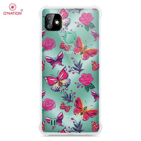 Infinix Smart HD 2021 Cover - O'Nation Butterfly Dreams Series - 9 Designs - Clear Phone Case - Soft Silicon Borders