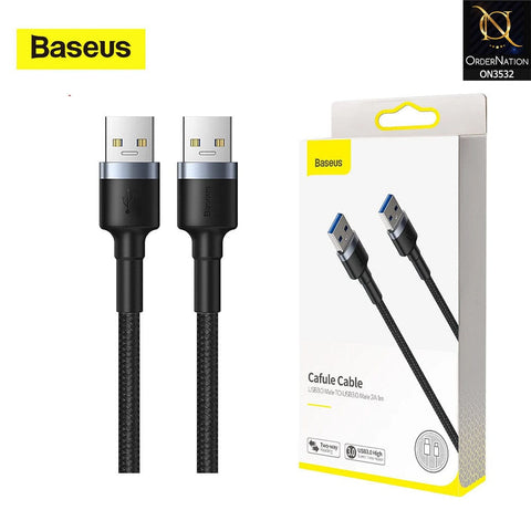 Baseus Cafule USB 3.0 Male To USB 3.0 Male 1M Cable 2A - Black