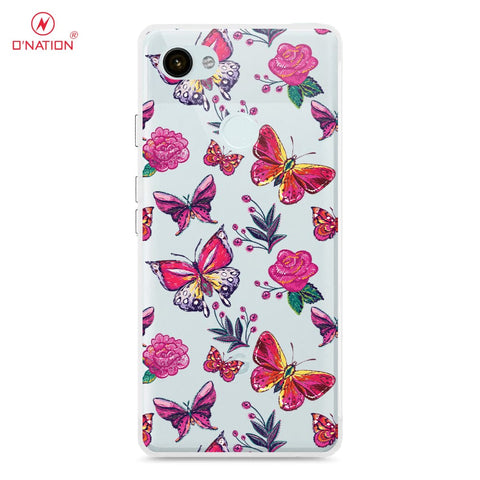 Google Pixel 3a Cover - O'Nation Butterfly Dreams Series - 9 Designs - Clear Phone Case - Soft Silicon Borders