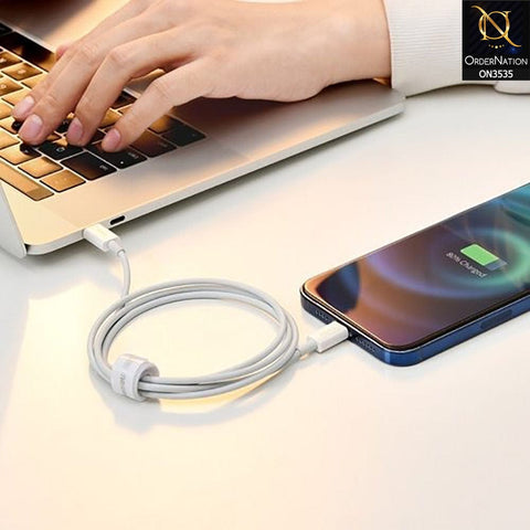 Baseus Superior Series TypeC To iPhone 20W Fast Charging Cable 1m - White