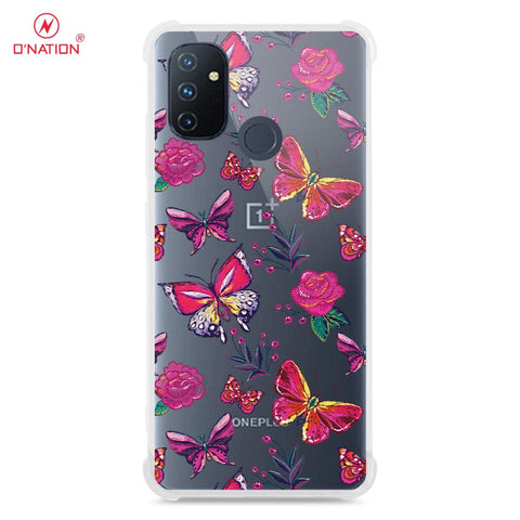 OnePlus Nord N100 Cover - O'Nation Butterfly Dreams Series - 9 Designs - Clear Phone Case - Soft Silicon Borders