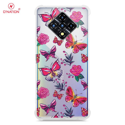 Infinix Zero 8i Cover - O'Nation Butterfly Dreams Series - 9 Designs - Clear Phone Case - Soft Silicon Borders