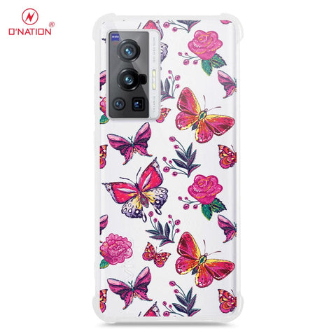 Vivo X70 Pro Cover - O'Nation Butterfly Dreams Series - 9 Designs - Clear Phone Case - Soft Silicon Borders