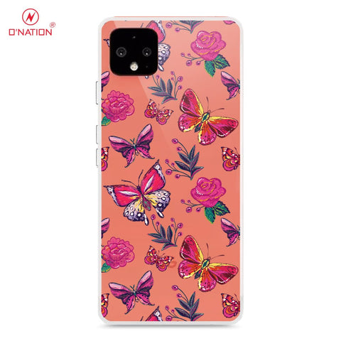 Google Pixel 4 XL Cover - O'Nation Butterfly Dreams Series - 9 Designs - Clear Phone Case - Soft Silicon Borders