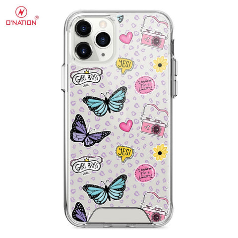 iPhone 11 Pro Max Cover - O'Nation Butterfly Dreams Series - 9 Designs - Clear Phone Case - Soft Silicon Borders