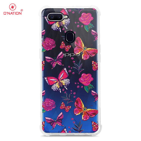 Oppo F9 / F9 Pro Cover - O'Nation Butterfly Dreams Series - 9 Designs - Clear Phone Case - Soft Silicon Borders