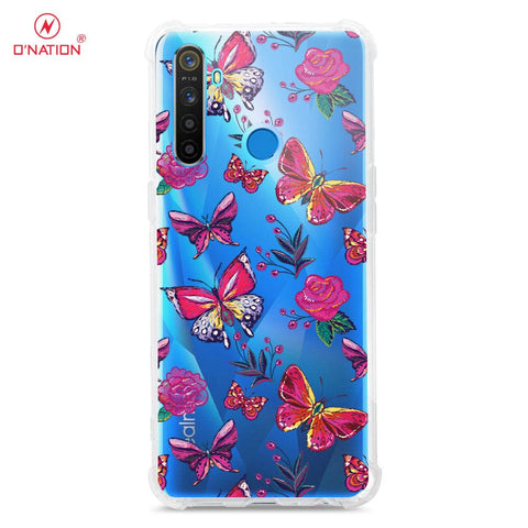 Realme 5i Cover - O'Nation Butterfly Dreams Series - 9 Designs - Clear Phone Case - Soft Silicon Borders