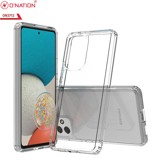 Samsung Galaxy A53 5G Cover  - ONation Crystal Series - Premium Quality Clear Case No Yellowing Back With Smart Shockproof Cushions