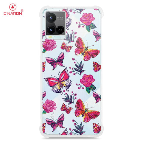 Vivo Y21a Cover - O'Nation Butterfly Dreams Series - 9 Designs - Clear Phone Case - Soft Silicon Borders
