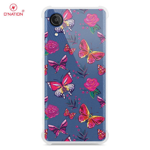 Samsung Galaxy A03 Core Cover - O'Nation Butterfly Dreams Series - 9 Designs - Clear Phone Case - Soft Silicon Borders