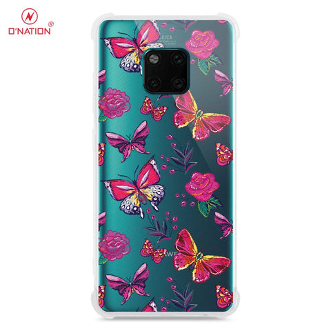 Huawei Mate 20 Pro Cover - O'Nation Butterfly Dreams Series - 9 Designs - Clear Phone Case - Soft Silicon Borders