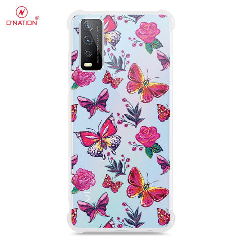 Vivo Y11s Cover - O'Nation Butterfly Dreams Series - 9 Designs - Clear Phone Case - Soft Silicon Borders