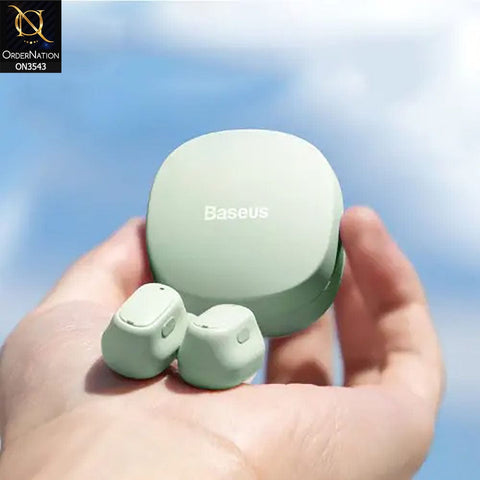 Baseus WM01 TWS Bluetooth 5.0 Headset Earphone - Green