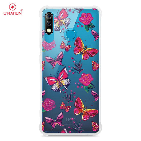 Infinix Hot 8 Lite Cover - O'Nation Butterfly Dreams Series - 9 Designs - Clear Phone Case - Soft Silicon Borders