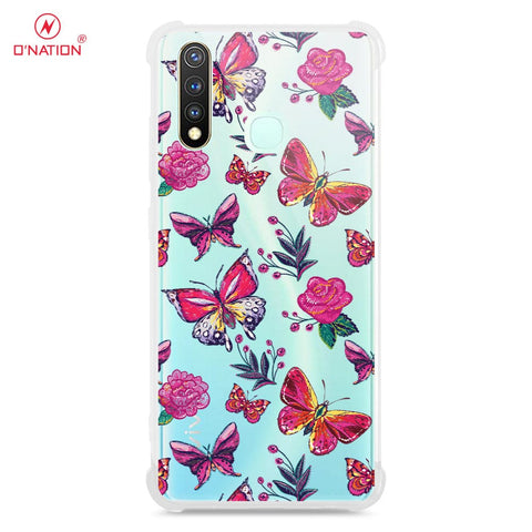 Vivo Y19 Cover - O'Nation Butterfly Dreams Series - 9 Designs - Clear Phone Case - Soft Silicon Borders