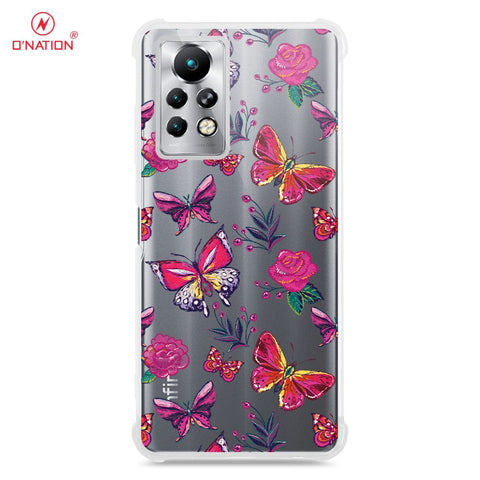 Infinix Note 11 Pro Cover - O'Nation Butterfly Dreams Series - 9 Designs - Clear Phone Case - Soft Silicon Borders