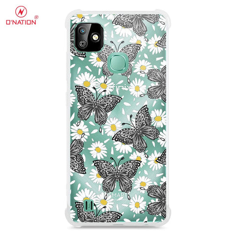 Infinix Smart HD 2021 Cover - O'Nation Butterfly Dreams Series - 9 Designs - Clear Phone Case - Soft Silicon Borders