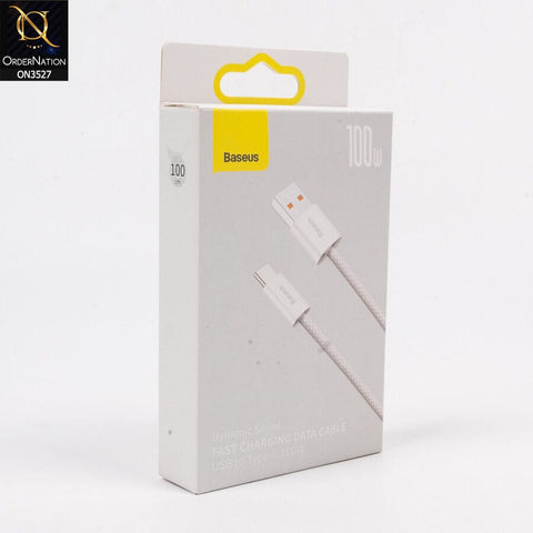Baseus Dynamic USB to Type C Cable 100W 1M - White