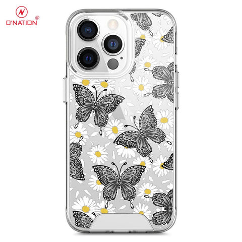iPhone 13 Pro Max Cover - O'Nation Butterfly Dreams Series - 9 Designs - Clear Phone Case - Soft Silicon Borders