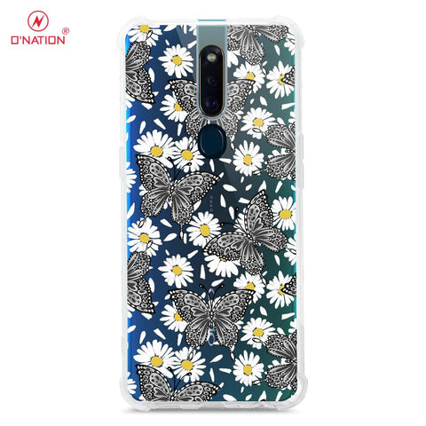 Oppo F11 Pro Cover - O'Nation Butterfly Dreams Series - 9 Designs - Clear Phone Case - Soft Silicon Borders