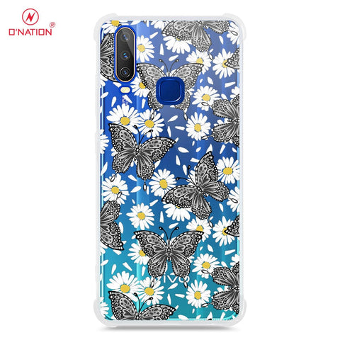 Vivo Y17 Cover - O'Nation Butterfly Dreams Series - 9 Designs - Clear Phone Case - Soft Silicon Borders