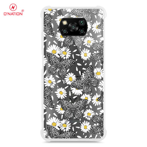 Xiaomi Poco X3 Pro Cover - O'Nation Butterfly Dreams Series - 9 Designs - Clear Phone Case - Soft Silicon Borders