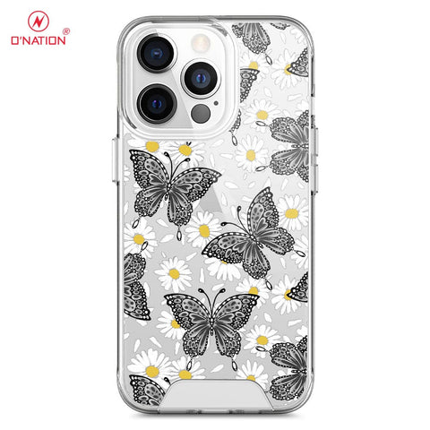 iPhone 14 Pro Max Cover - O'Nation Butterfly Dreams Series - 9 Designs - Clear Phone Case - Soft Silicon Borders