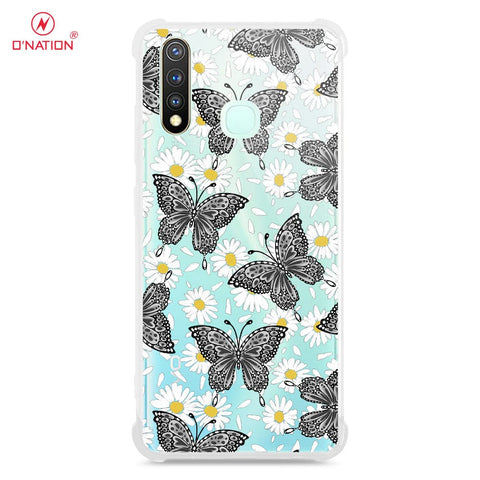 Vivo Y19 Cover - O'Nation Butterfly Dreams Series - 9 Designs - Clear Phone Case - Soft Silicon Borders