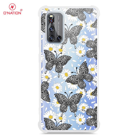 Vivo V19 Cover - O'Nation Butterfly Dreams Series - 9 Designs - Clear Phone Case - Soft Silicon Borders