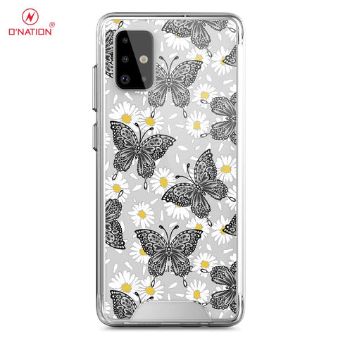 Samsung Galaxy A71 Cover - O'Nation Butterfly Dreams Series - 9 Designs - Clear Phone Case - Soft Silicon Borders