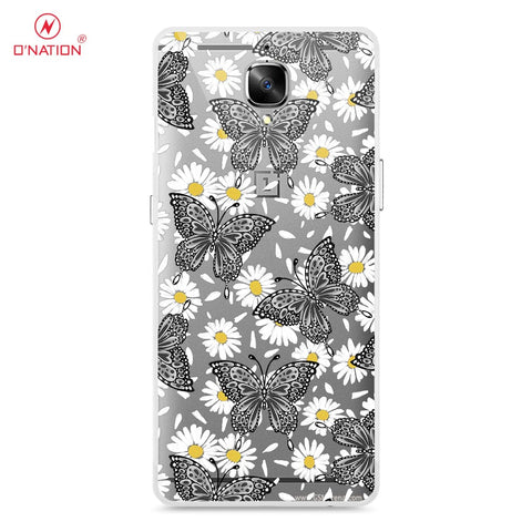 OnePlus 3 Cover - O'Nation Butterfly Dreams Series - 9 Designs - Clear Phone Case - Soft Silicon Borders