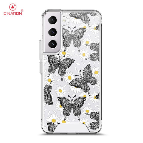 Samsung Galaxy S22 5G Cover - O'Nation Butterfly Dreams Series - 9 Designs - Clear Phone Case - Soft Silicon Borders