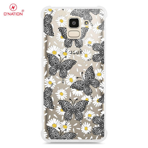 Samsung Galaxy J6 2018 Cover - O'Nation Butterfly Dreams Series - 9 Designs - Clear Phone Case - Soft Silicon Borders