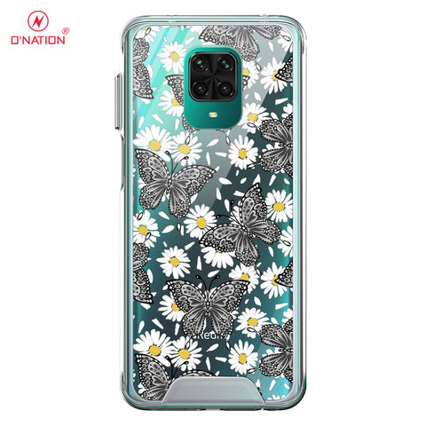 Xiaomi Redmi Note 9 Pro Cover - O'Nation Butterfly Dreams Series - 9 Designs - Clear Phone Case - Soft Silicon Borders
