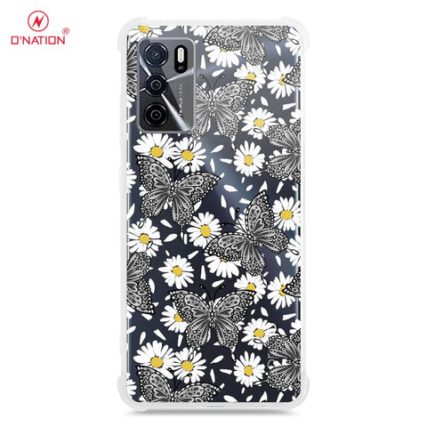 Oppo A16 Cover - O'Nation Butterfly Dreams Series - 9 Designs - Clear Phone Case - Soft Silicon Borders