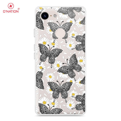 Google Pixel 3 Cover - O'Nation Butterfly Dreams Series - 9 Designs - Clear Phone Case - Soft Silicon Borders