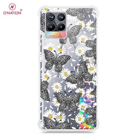 Realme 8 Cover - O'Nation Butterfly Dreams Series - 9 Designs - Clear Phone Case - Soft Silicon Borders