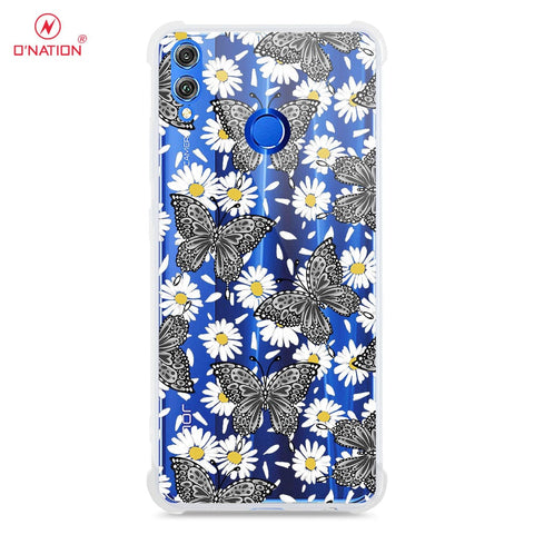 Huawei Honor 8X Cover - O'Nation Butterfly Dreams Series - 9 Designs - Clear Phone Case - Soft Silicon Borders