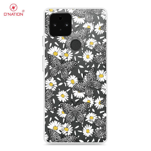 Google Pixel 5a Cover - O'Nation Butterfly Dreams Series - 9 Designs - Clear Phone Case - Soft Silicon Borders