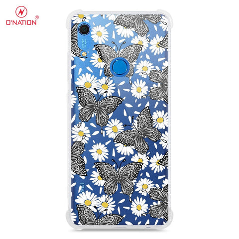 Huawei Y6s 2019 Cover - O'Nation Butterfly Dreams Series - 9 Designs - Clear Phone Case - Soft Silicon Borders