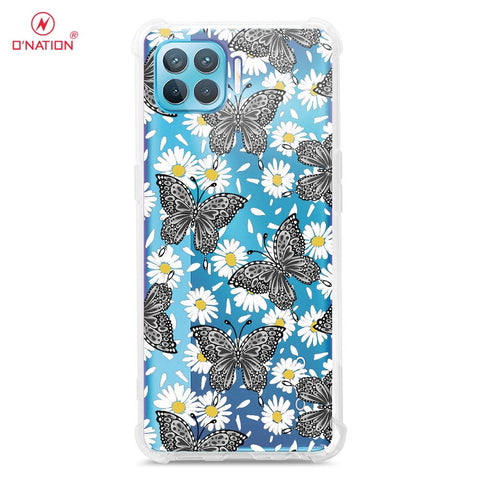 Oppo F17 Pro Cover - O'Nation Butterfly Dreams Series - 9 Designs - Clear Phone Case - Soft Silicon Borders
