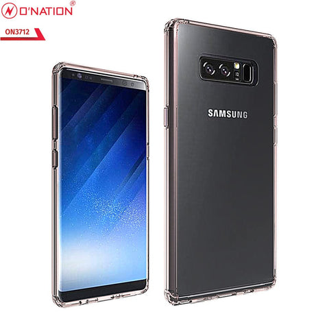 Samsung Galaxy Note 8 Cover  - ONation Crystal Series - Premium Quality Clear Case No Yellowing Back With Smart Shockproof Cushions