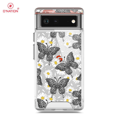 Google Pixel 6 Cover - O'Nation Butterfly Dreams Series - 9 Designs - Clear Phone Case - Soft Silicon Borders
