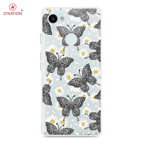 Google Pixel 3a Cover - O'Nation Butterfly Dreams Series - 9 Designs - Clear Phone Case - Soft Silicon Borders