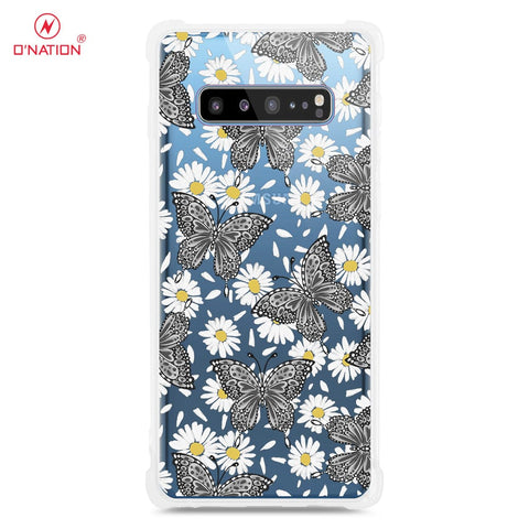 Samsung Galaxy S10 5G Cover - O'Nation Butterfly Dreams Series - 9 Designs - Clear Phone Case - Soft Silicon Borders