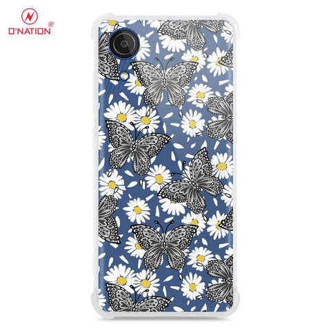 Samsung Galaxy A03 Core Cover - O'Nation Butterfly Dreams Series - 9 Designs - Clear Phone Case - Soft Silicon Borders