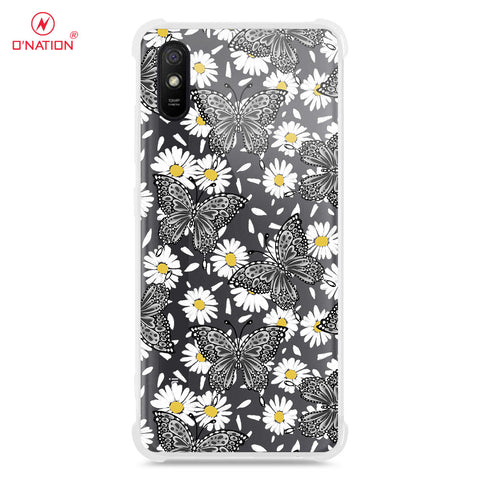 Xiaomi Redmi 9i Cover - O'Nation Butterfly Dreams Series - 9 Designs - Clear Phone Case - Soft Silicon Borders