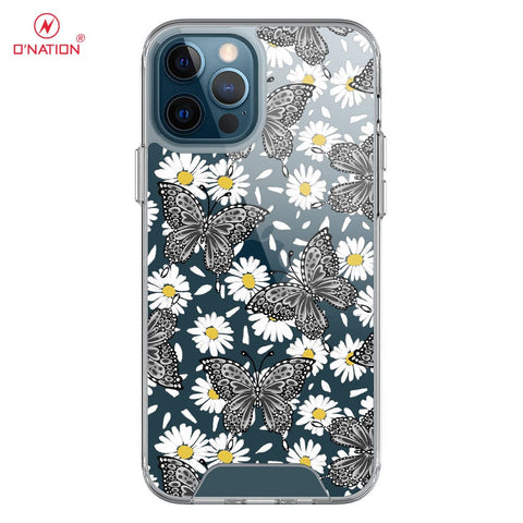 iPhone 12 Pro Max Cover - O'Nation Butterfly Dreams Series - 9 Designs - Clear Phone Case - Soft Silicon Borders