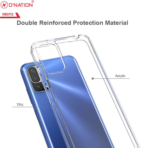 Xiaomi Redmi Note 10 5G Cover  - ONation Crystal Series - Premium Quality Clear Case No Yellowing Back With Smart Shockproof Cushions