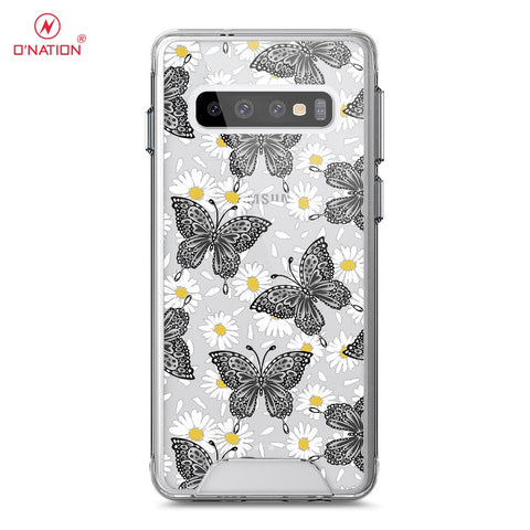 Samsung Galaxy S10 Plus Cover - O'Nation Butterfly Dreams Series - 9 Designs - Clear Phone Case - Soft Silicon Bordersx
